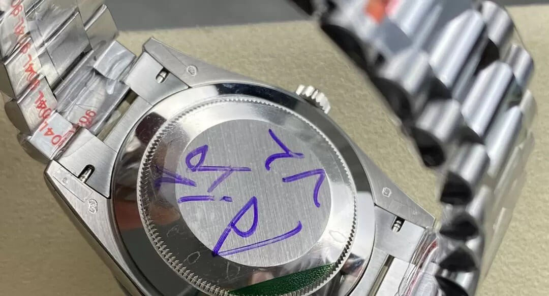 Rolex Day-Date Steel Olive Green Roman Dial President