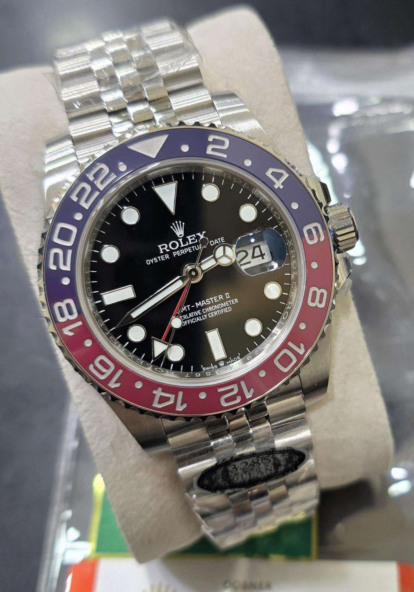 Clean GMT-MASTER II PEPSI JUBILEE CERAMIC BEZEL 41MM