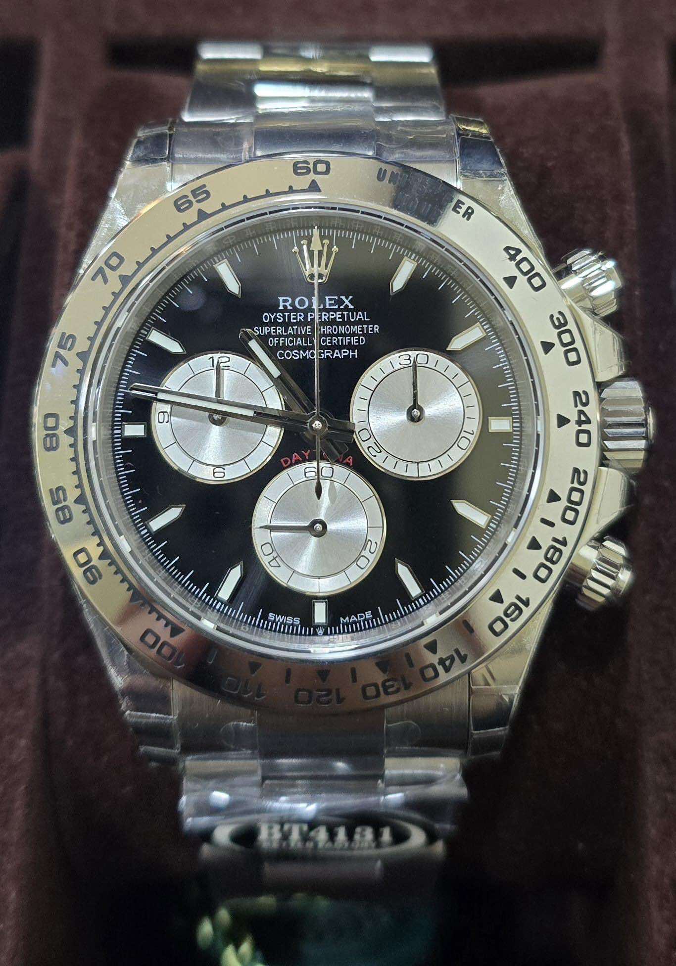 Clean Rolex Daytona Bright Black 40mm