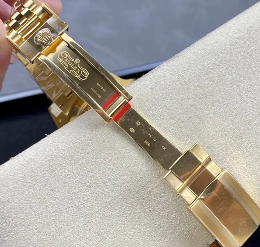 Rolex Gmt-Master II Yellow Gold Black Dial Jubilee