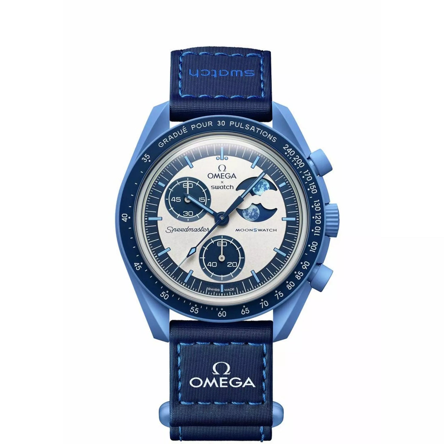 Swatch X Omega Moonswatch Super Blue