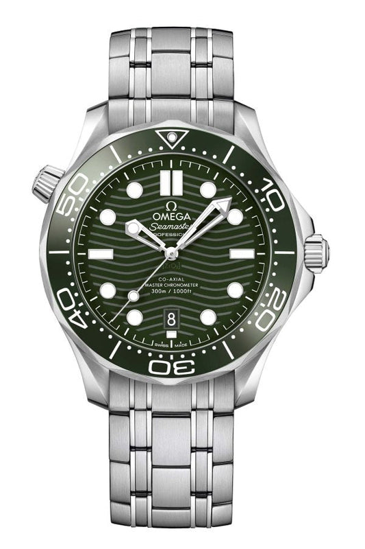 Omega Diver 300M CoAxial Master Chronometer Green Dial 42 mm
