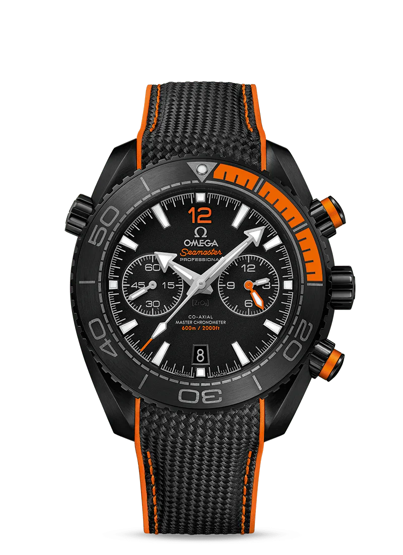 OMEGA SEAMASTER PLANET OCEAN CHRONOGRAPH CERAMIC & RUBBER