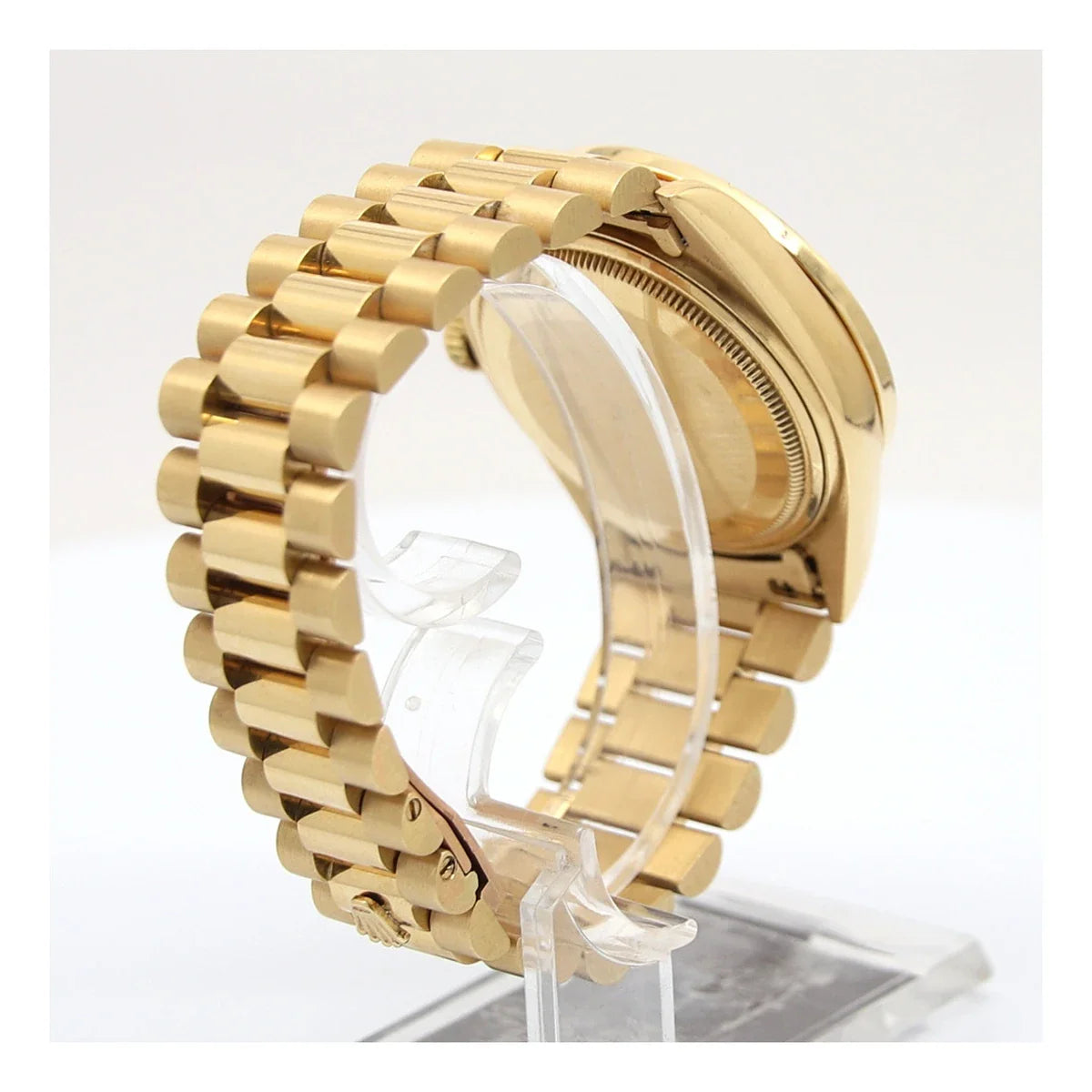 Rolex Day-Date 36mm Yellow Gold Paved Rainbow