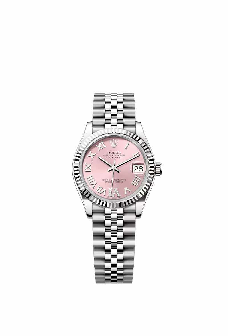 Rolex Datejust 31mm Pink Roman Jubilee Diamonds