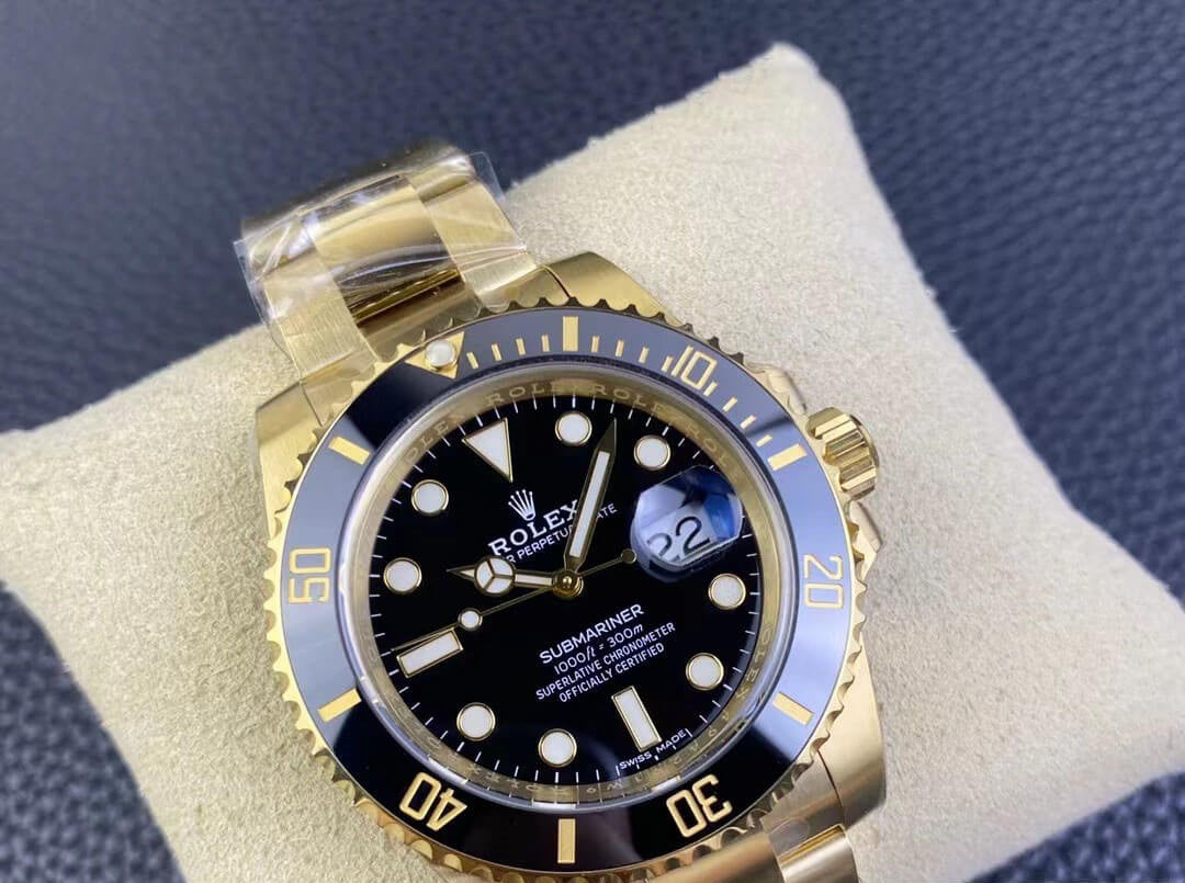 Rolex Submariner Date Yellow Gold Black Dial Ceramic Bezel