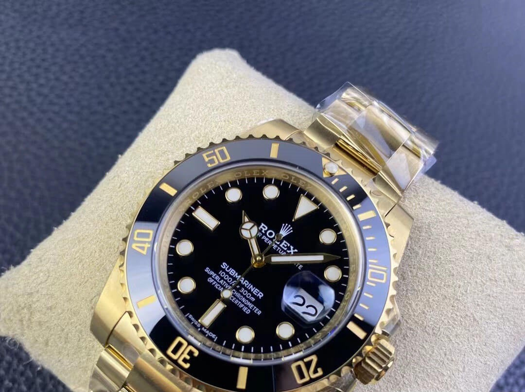 Rolex Submariner Date Yellow Gold Black Dial Ceramic Bezel