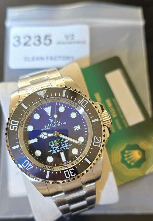 Clean Rolex Sea-Dweller Deep Blue 44mm