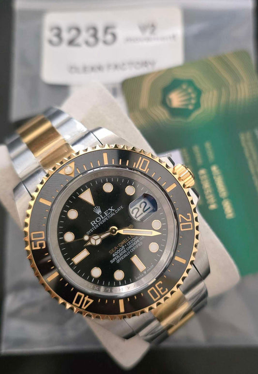 Clean Rolex Sea-Dweller Deep Sea Two Tone Black Ceramic 43,5mm 2021