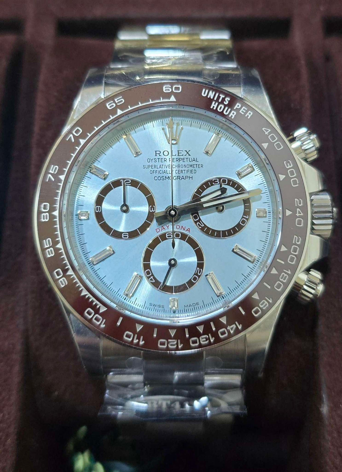 Clean Rolex Daytona Light Blue Dial 40mm