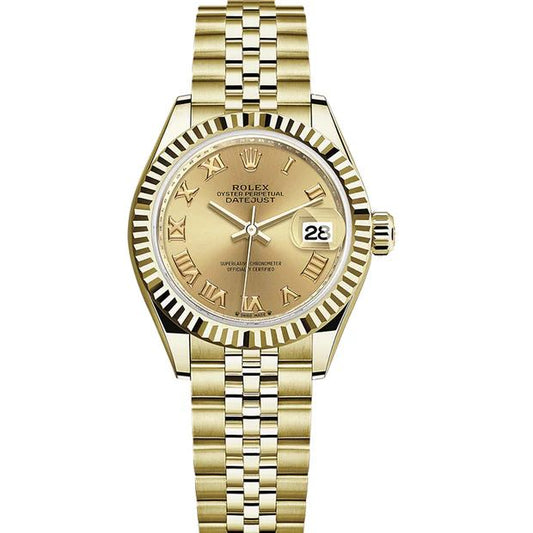 Rolex Datejust Yellow Gold Champagne Dial Roman Jubille 31MM