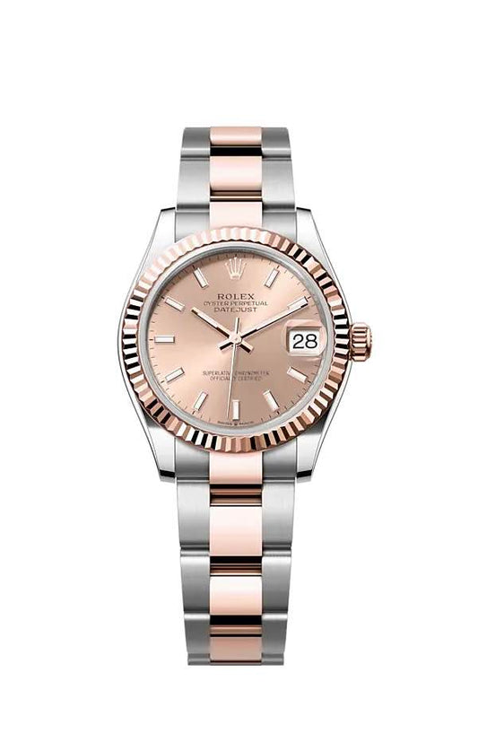 Rolex Datejust Two Tone Pink Gold Sundust Dial Oyster 31MM