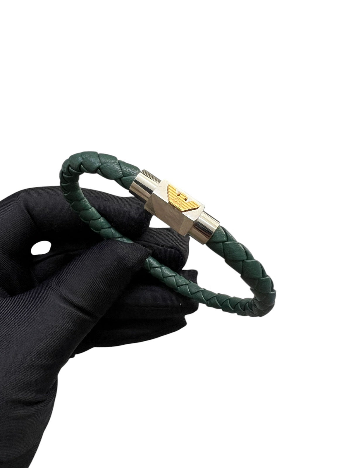 Armani 100 meter 2 tone Green With Bracelet Set