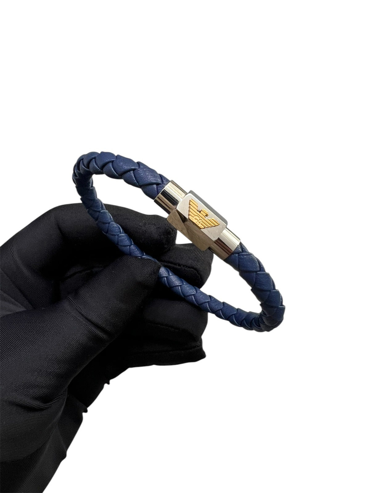 Armani 100 meter 2 tone Blue With Bracelet Set