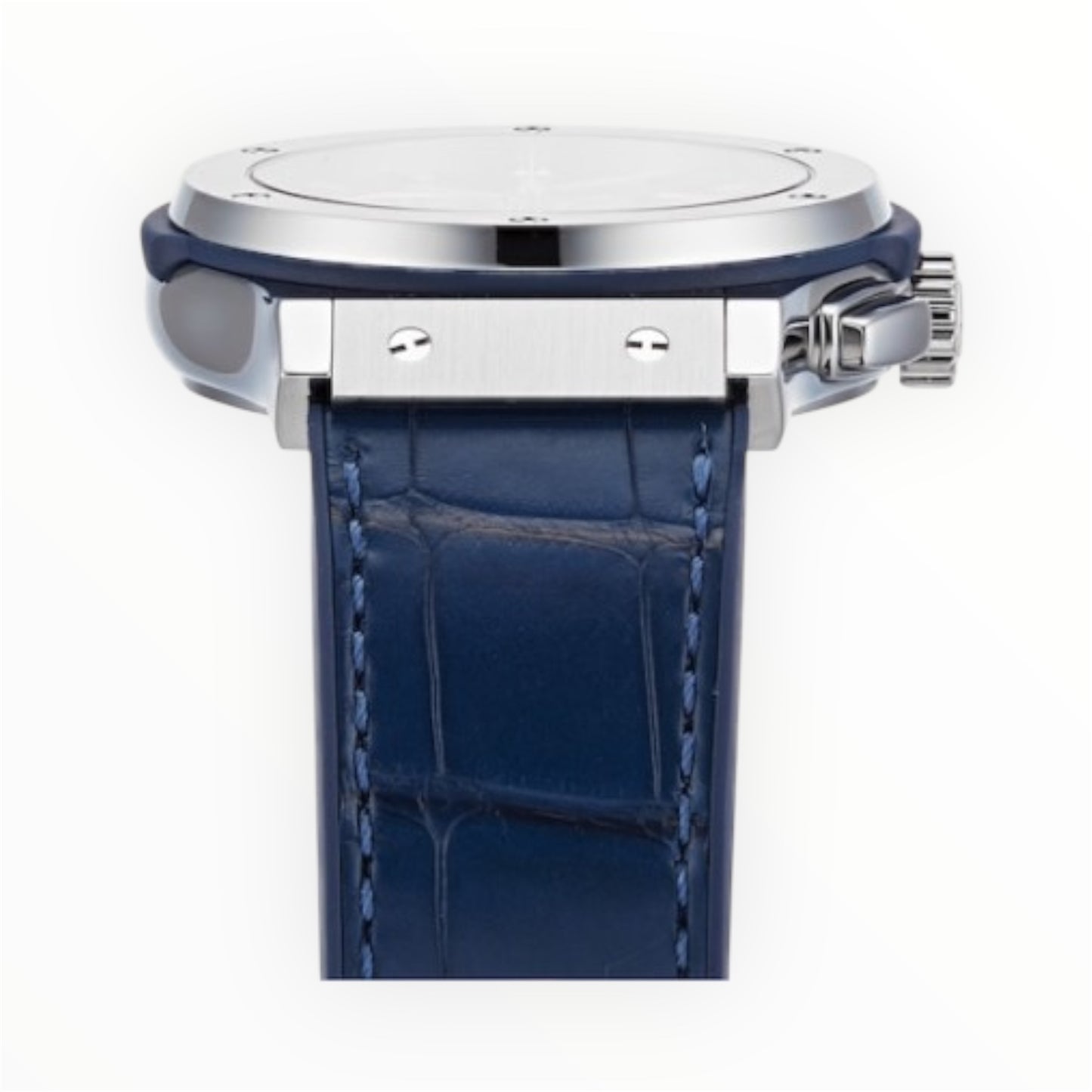 Hublot Classic Fusion Chronograph Blue Dial Steel Bezel 45MM