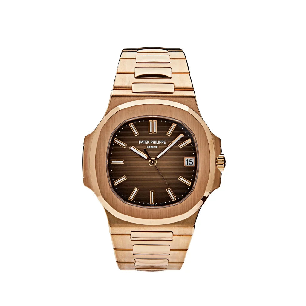 Patek Philippe Nautilus Rose Gold Brown Dial 40.5mm