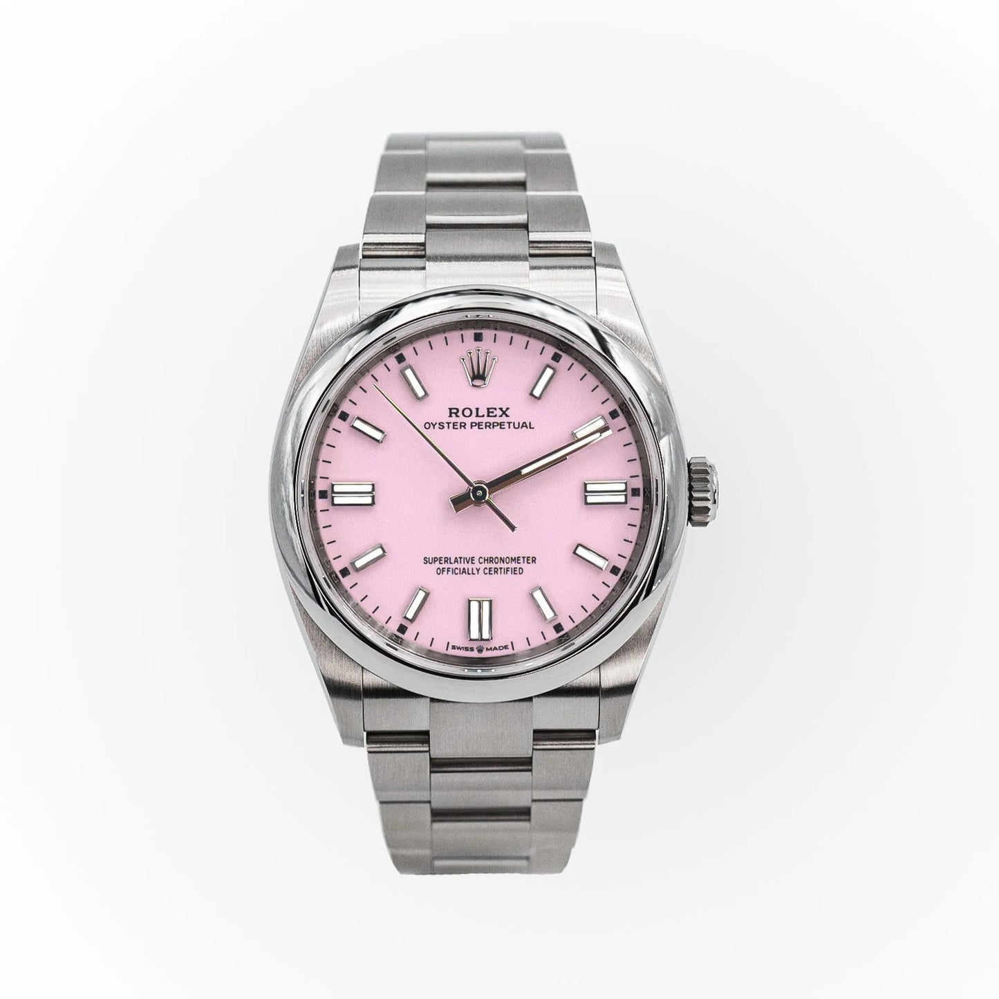 Rolex Oyster Perpetual 36mm Pink Dial